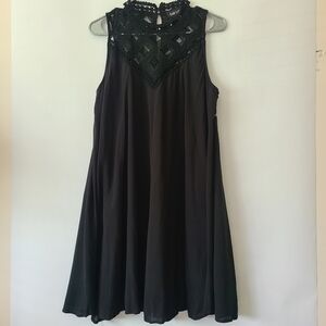 FAB'RIK Dark Academia Grungecore black dress